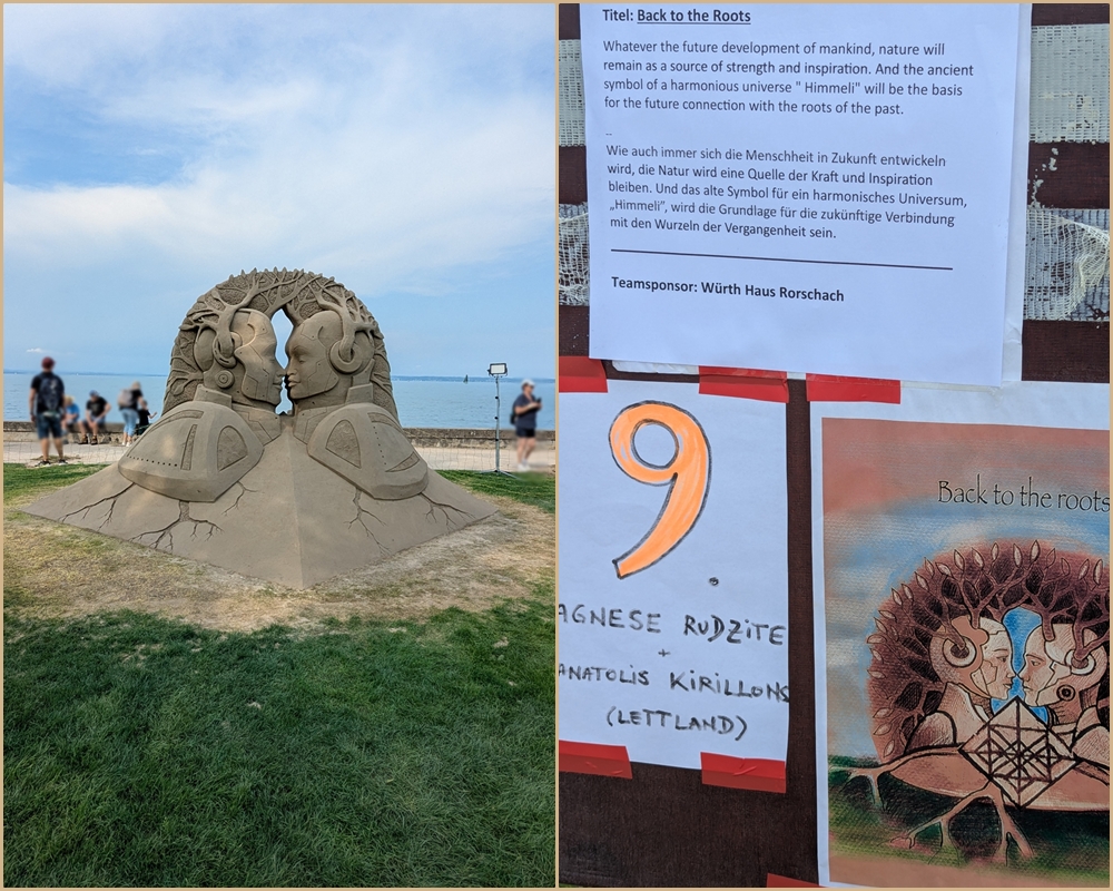 Natural Intelligence - Rorschach Sand Sculpture festival - team 9 Latvia