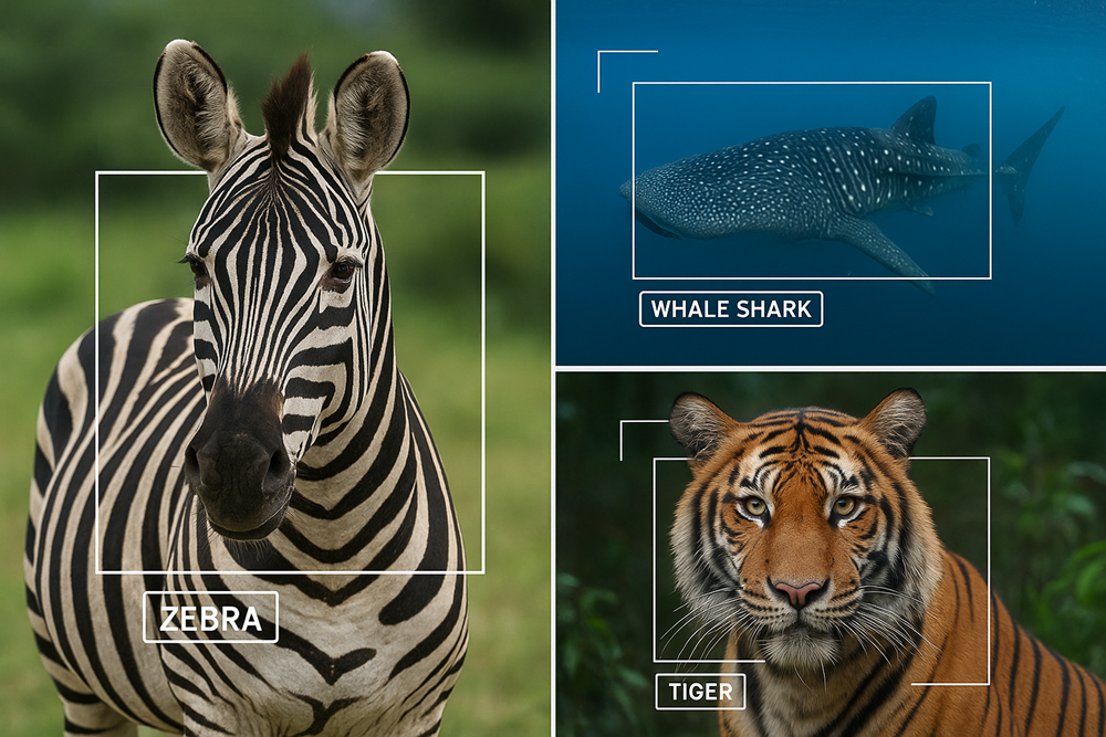 AI-powered wildlife identification helping track endangered species worldwide.