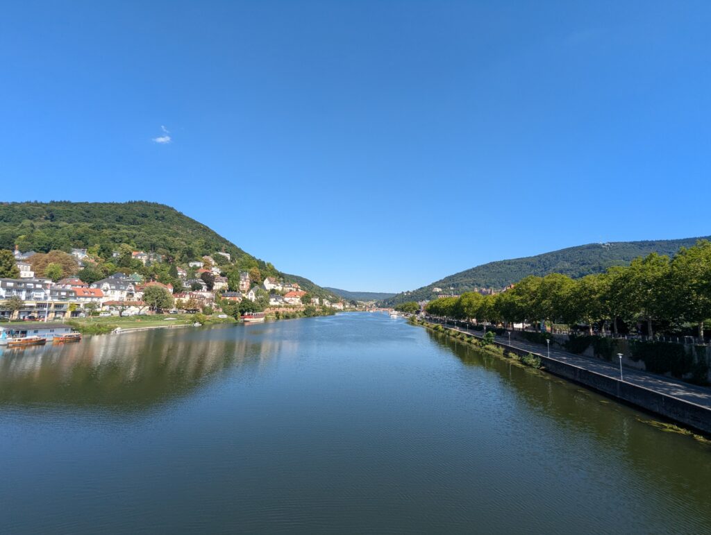 Lake view on a sunny day.